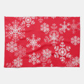 Holiday Snowflakes Kitchen Towel Theedoek (Horizontaal)