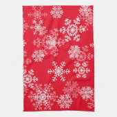 Holiday Snowflakes Kitchen Towel Theedoek (Verticaal)