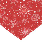 Holiday Snowflakes Table Runner Korte Tafelloper (Hoek)