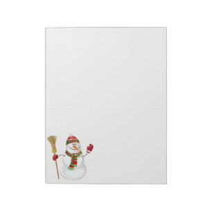 Holiday Snowman Notitieblok