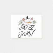 Holiday Snowman Post-it® Notes (Voorkant)