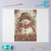 Holiday Snowman Tissuepapier (Craft)
