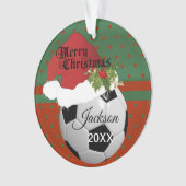 Holiday Soccer ⚽ Ball Design | DIY Nom (devant)