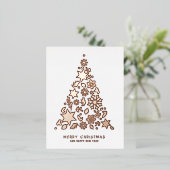 Holiday Sparkle Briefkaart (Staand Voorkant)