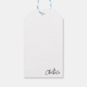 Holiday Sparkle Gift Label Cadeaulabel (Achterkant)