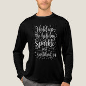 Holiday Sparkle Switched On Tri-Blend Shirt (Voorkant volledig)
