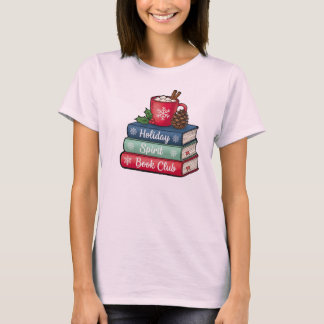 Holiday Spirit Book Club T-Shirt | Book Lovers