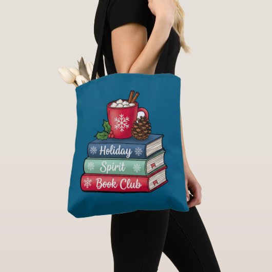 Holiday Spirit Book Club Tote Bag (De près)