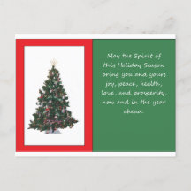 Holiday Spirit Greeting Briefkaart
