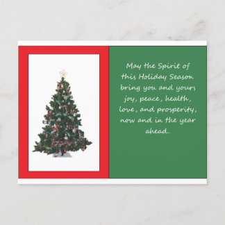 Holiday Spirit Greeting Briefkaart