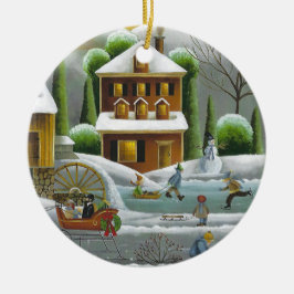 Holiday Spirit Keramisch Ornament