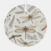 Holiday Spirit Libellen Glas Ornament (Achterkant)