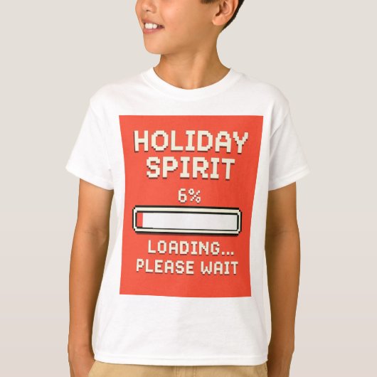 Holiday Spirit Loading Bar T-shirt (Voorkant)