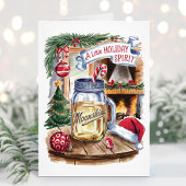 Holiday Spirit Moonshine Christmas Kaart