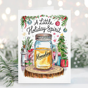 Holiday Spirit Moonshine Christmas Kaart