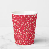 Holiday Sprinkles Red Paper Cup Papieren Bekers (Links)