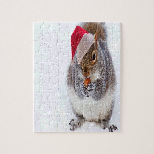 Holiday Squirrel Legpuzzel (Verticaal)