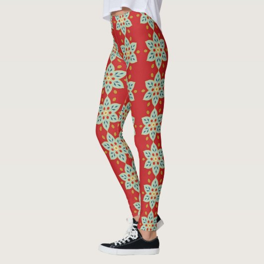 Holiday Star Leggings - Kerst Ornament Design (Links)