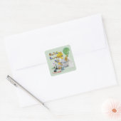 Holiday Survival Kit Vierkante Sticker (Envelop)