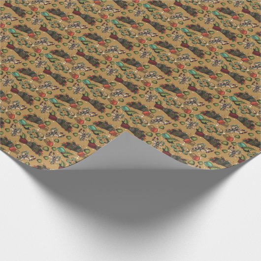 Holiday Sweets- Coco (Color) Cadeaupapier (Hoek)