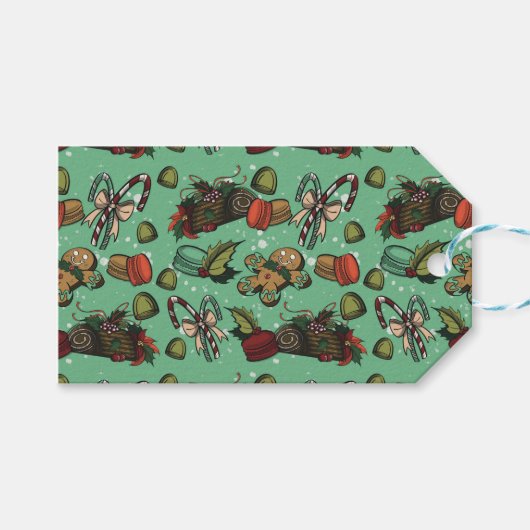 Holiday Sweets- Mint (Color) Cadeaulabel (Voorkant (Horizontaal))