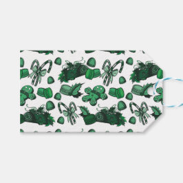 Holiday Sweets- Mint (Solid) Cadeaulabel