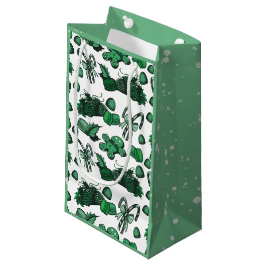 Holiday Sweets- Mint (Solid) Klein Cadeauzakje (Voorkant Gekanteld)