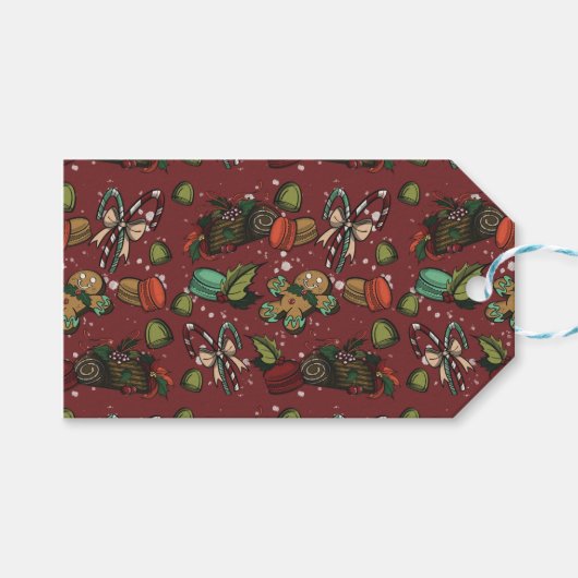 Holiday Sweets- Peppermint (Color) Cadeaulabel (Voorkant (Horizontaal))