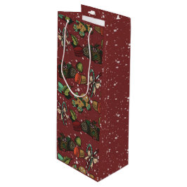 Holiday Sweets- Peppermint (Color) Wijn Cadeautas