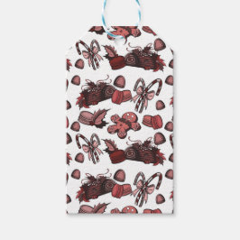 Holiday Sweets- Peppermint (Solid) Cadeaulabel