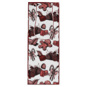 Holiday Sweets- Peppermint (Solid) Wijn Cadeautas (Voorkant)