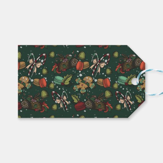 Holiday Sweets- Pine (Color) Cadeaulabel (Voorkant (Horizontaal))