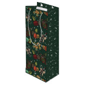 Holiday Sweets- Pine (Color) Wijn Cadeautas (Achterkant Gekanteld)