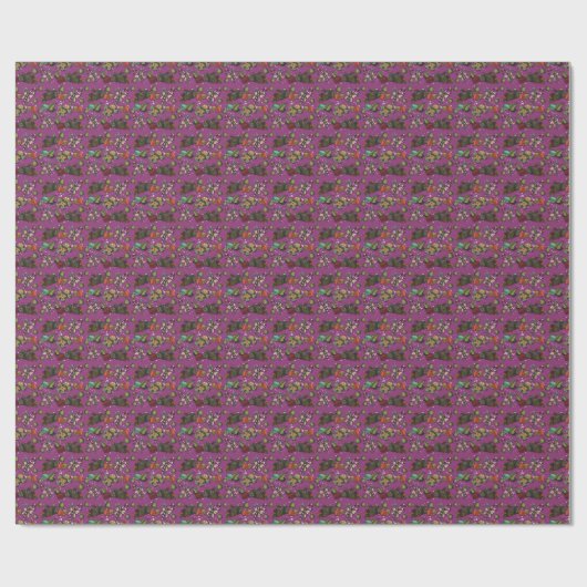 Holiday Sweets- Sugar Plum (Color) Cadeaupapier (Vlak)