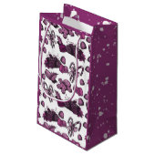 Holiday Sweets- Sugar Plum (Solid) Klein Cadeauzakje (Achterkant Gekanteld)