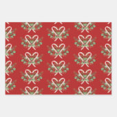 Holiday Sweets Wrapping Paper Flat Sheet Set of 3 (Voorkant)