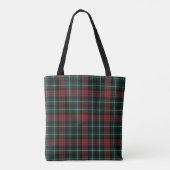 Holiday Tartan Monogram Draagtas (Achterkant)