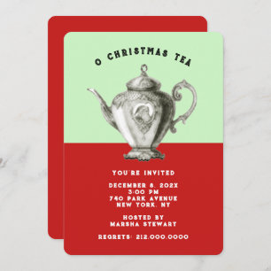 Holiday Tea Invites Kaart