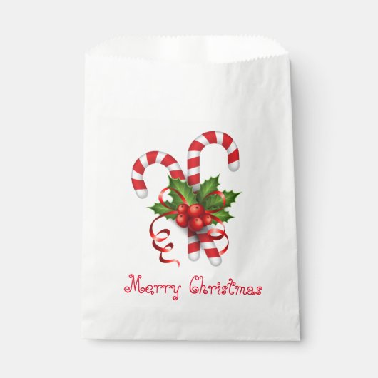 Holiday Treat Favor Bag Bedankzakje (Voorkant)