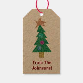 Holiday Tree Gift Labels Cadeaulabel