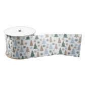 Holiday Trees Satin Ribbon Lint (Spoel)
