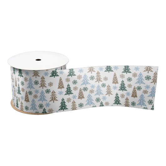 Holiday Trees Satin Ribbon Lint (Spoel)