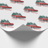 Holiday Truck Cadeaupapier (Hoek)