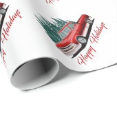 Holiday Truck Cadeaupapier (Rol Hoek)