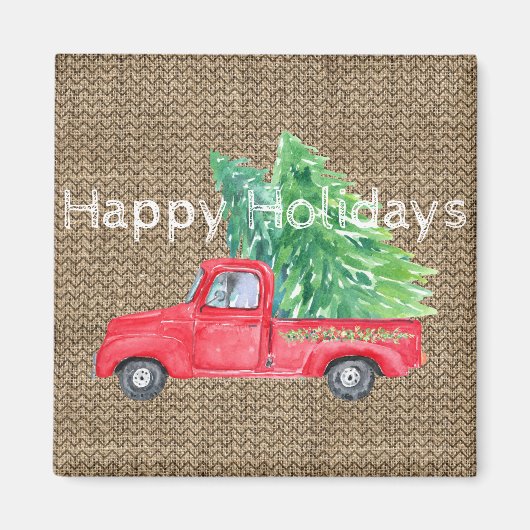 Holiday Truck Magnet Magneet (Voorkant)