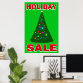 HOLIDAY-VERKOOP - DETAILHANDEL POSTER (Thuiskantoor)