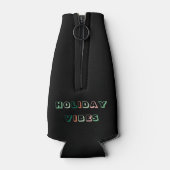 Holiday Vibes Black Bottle Cooler (Achterkant)