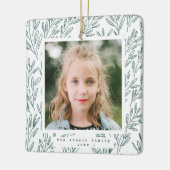 Holiday Vines Foto Keramisch Ornament (Links)