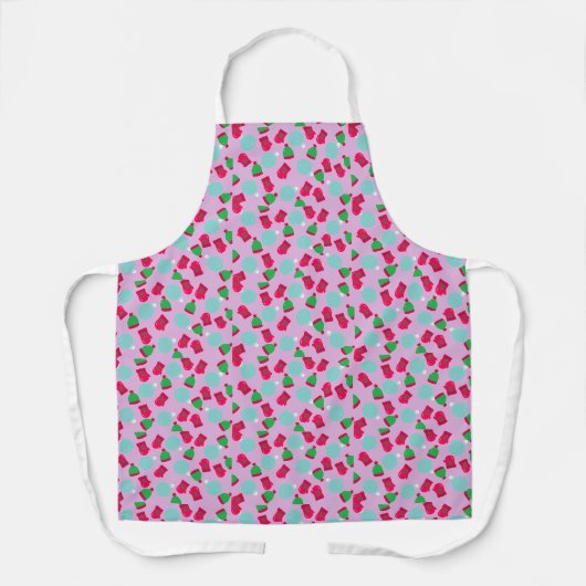 Holiday Whimsical Pattern Schort (Voorkant)