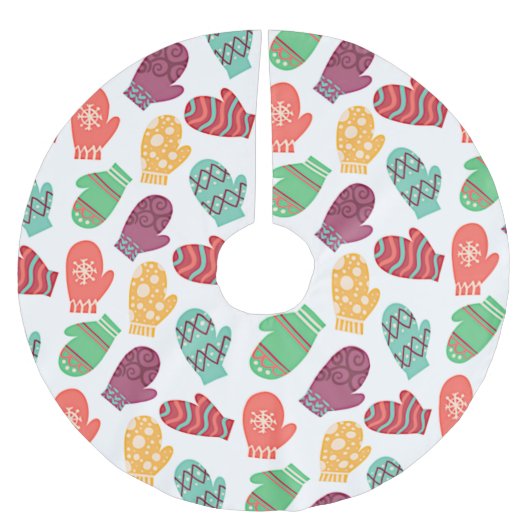 Holiday Winter Mittens Kerstboom Rok (Voorkant)